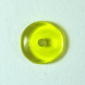 Acryl-Perle Linse gelb